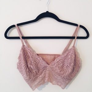 Pink Bobo-chic Lace Bralette